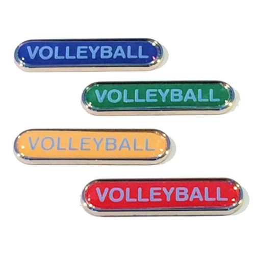 VOLLEYBALL bar badge